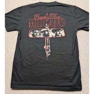 Barely Blue Midland Band Gift For Fans Black T-Shirt Size Medium